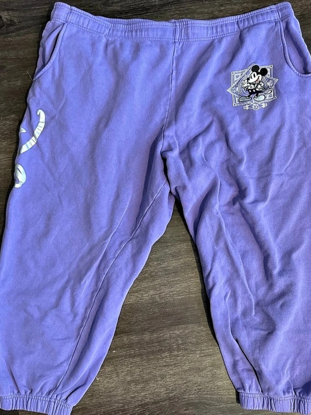 Disney Disney100 Platinum Celebration Mickey Mouse Jogger Pants Purple XXL